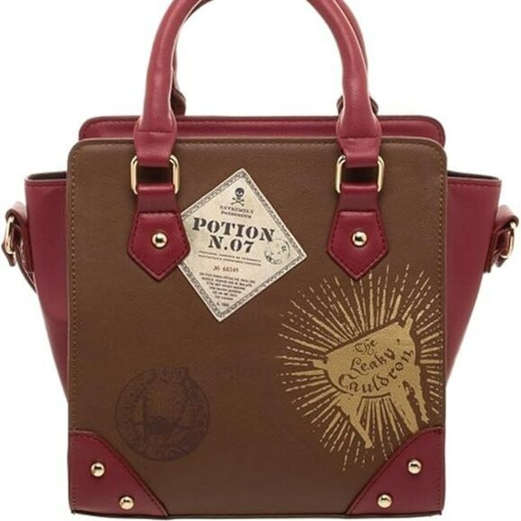 Bioworld Harry Potter 9 3/4 Deluxe Mini Brief Handbag Purse Satchel - Picture 2 of 3